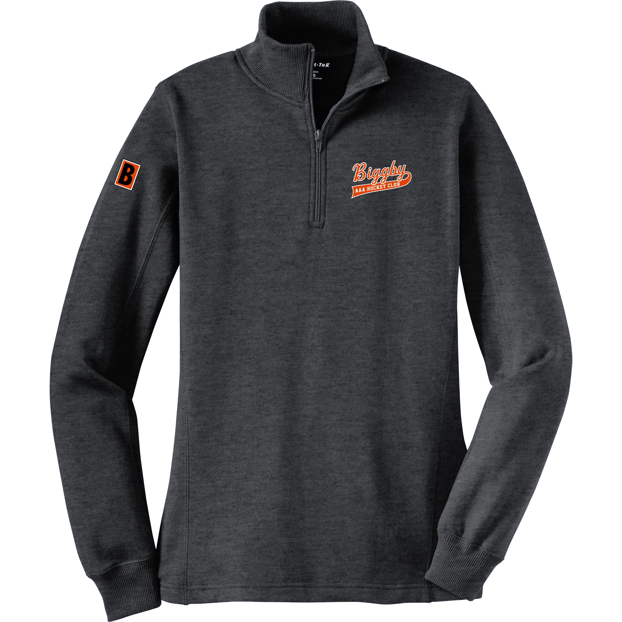 Biggby Coffee AAA Ladies 1/4-Zip Sweatshirt