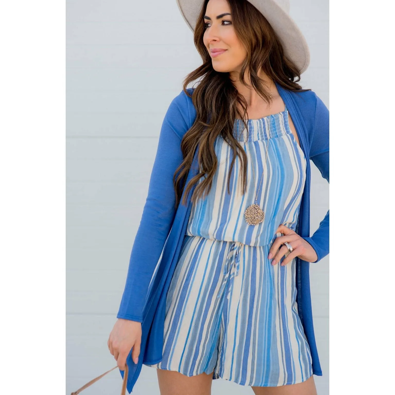 Color Stripe Romper