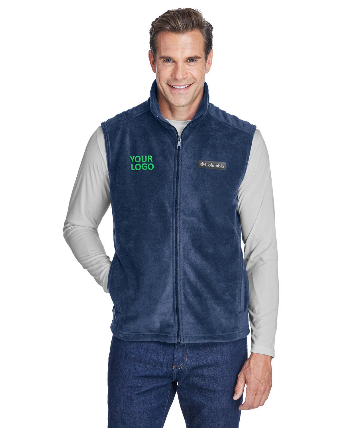 Columbia Steens Mountain Vest, Collegiate Navy