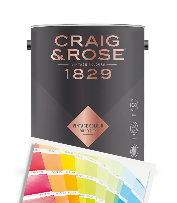 Craig & Rose 1829 Vintage Collection - Chalky Matt - Tinted Colour Match