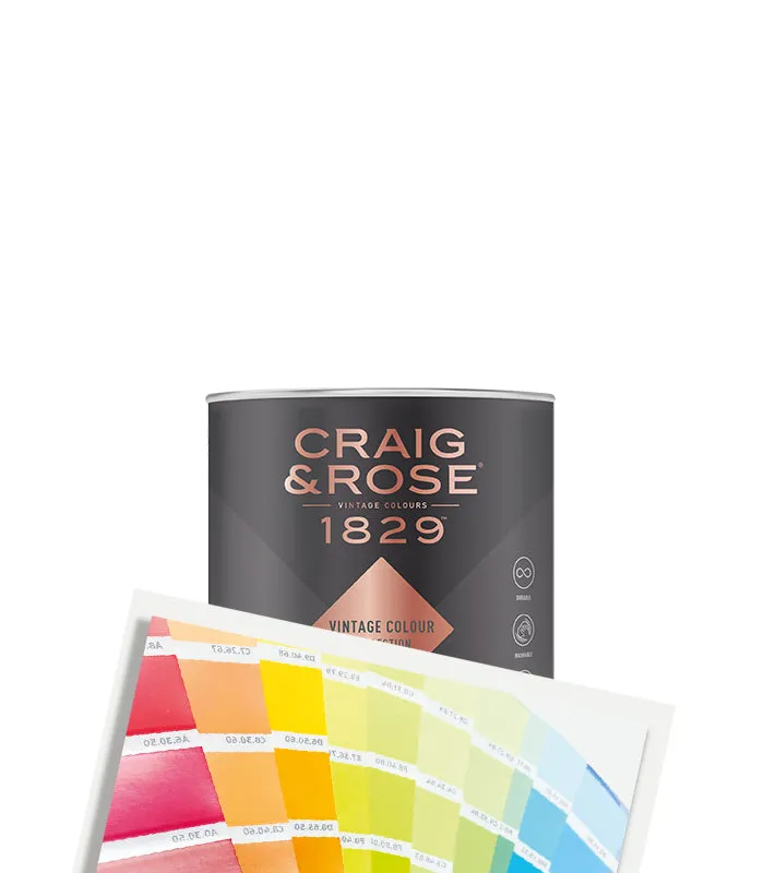 Craig & Rose 1829 Vintage Collection - Chalky Matt - Tinted Colour Match