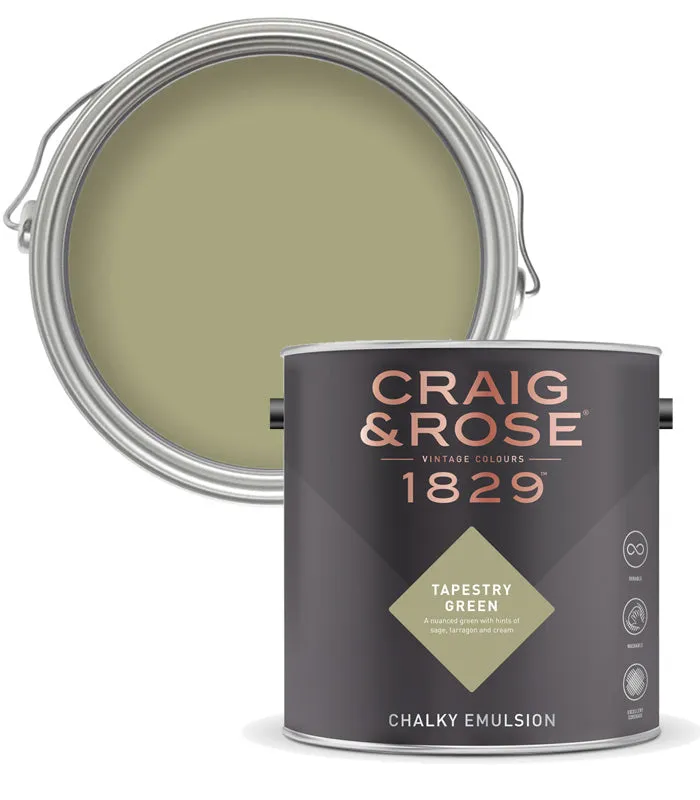 Craig & Rose 1829 Vintage Collection - Chalky Matt - Tinted Colour Match