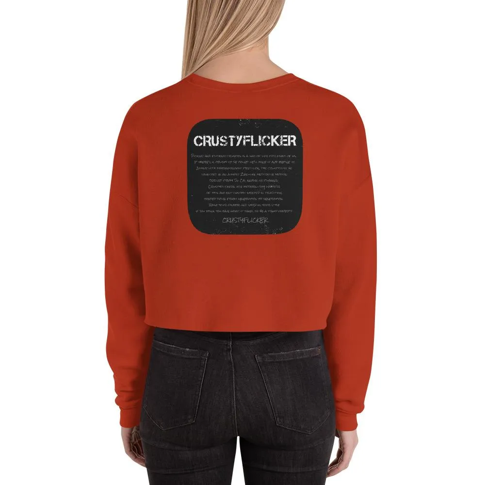 CRUSTYFLICKER Mojo - Crop Sweatshirt