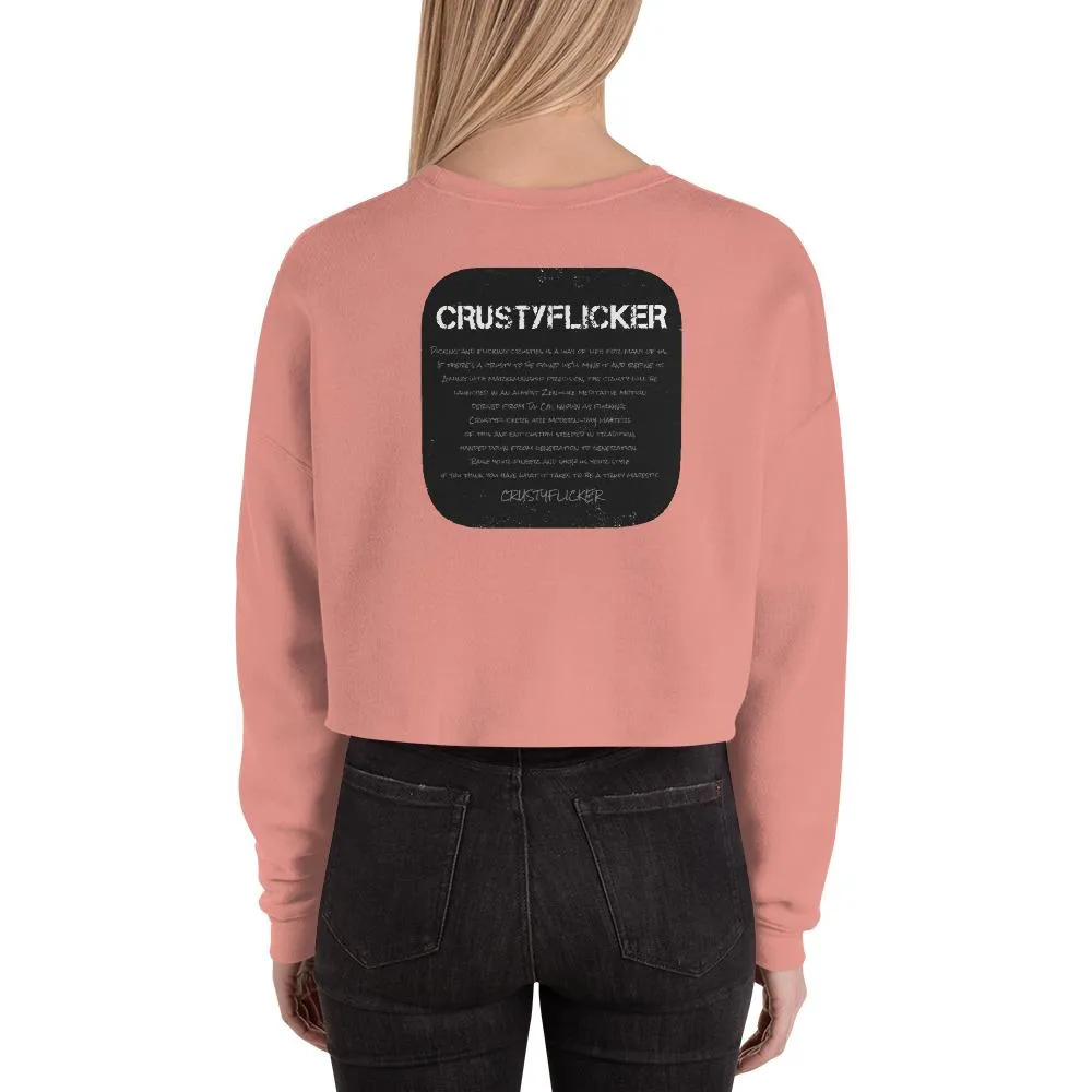 CRUSTYFLICKER Mojo - Crop Sweatshirt