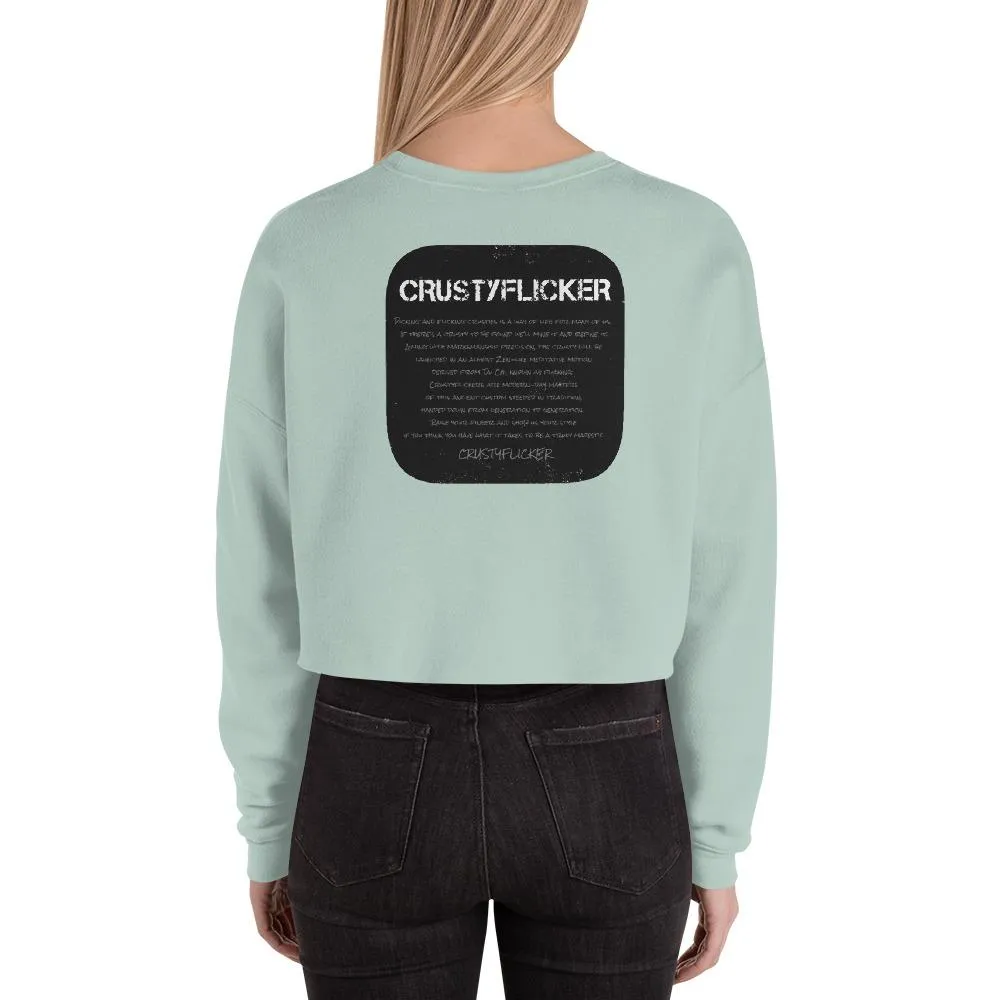 CRUSTYFLICKER Mojo - Crop Sweatshirt