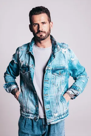 Denim rugged jacket