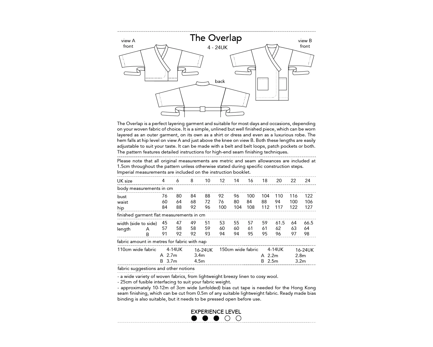 DHURATA DAVIES • The Overlap Sewing Pattern