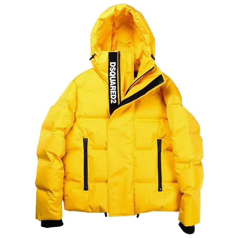 Dsquared² Yellow Nylon Jacket