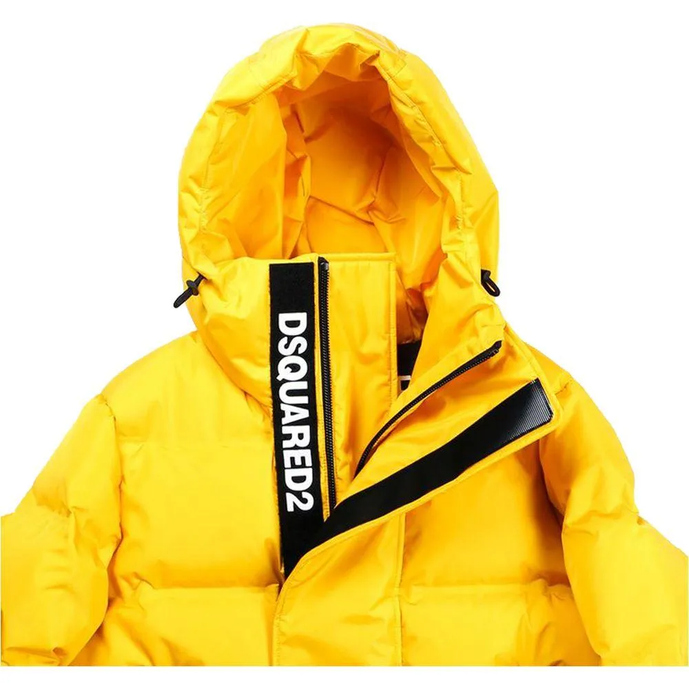 Dsquared² Yellow Nylon Jacket