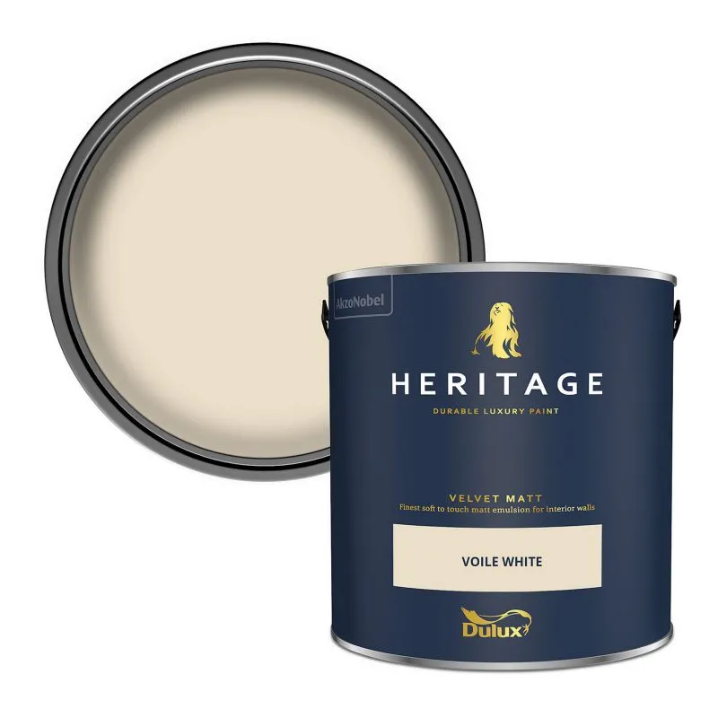 Dulux Heritage Matt Emulsion - Voile White