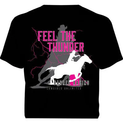 Feel the Thunder Barrel Racing T-shirt