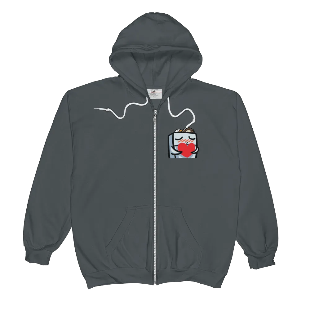 Fridge Love Pocket Full Zip Hoodie