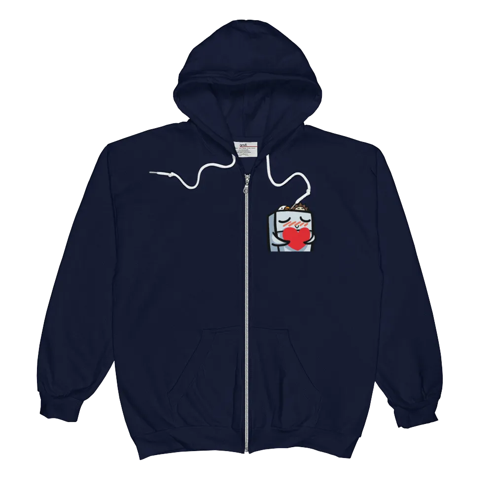 Fridge Love Pocket Full Zip Hoodie