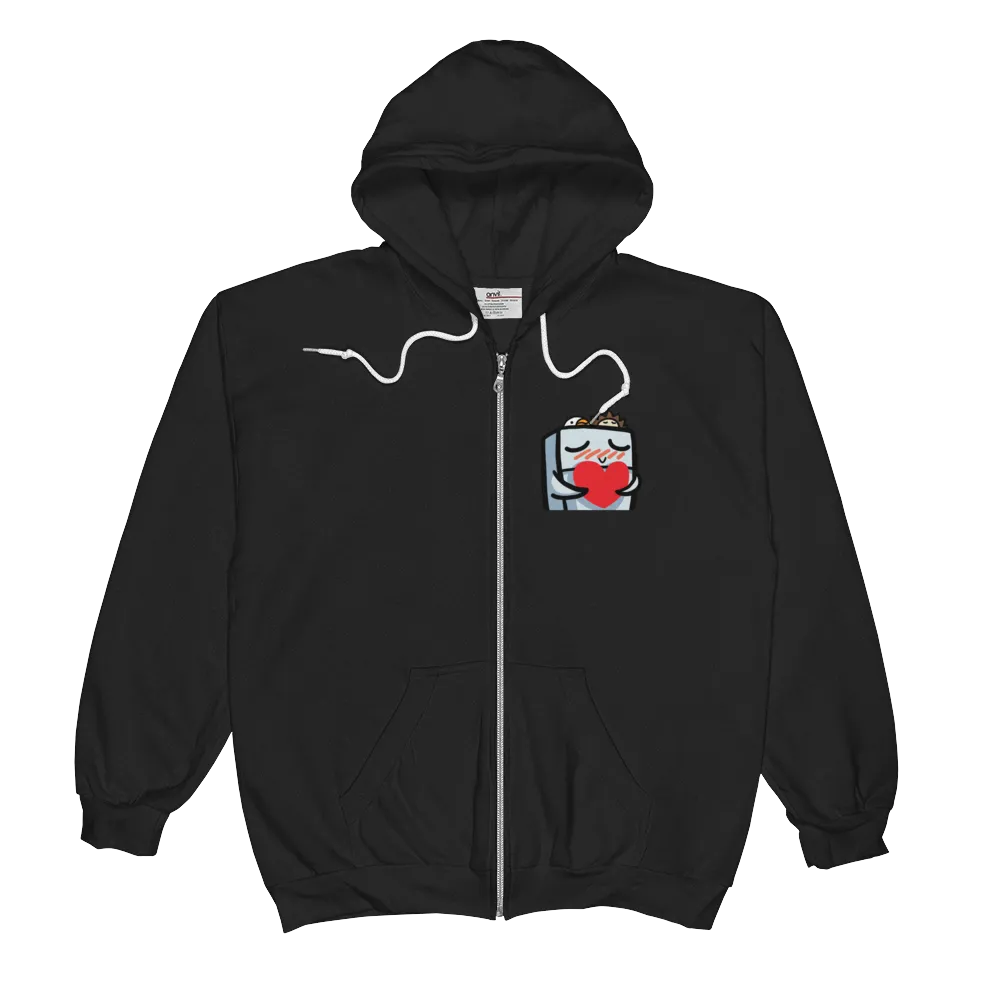 Fridge Love Pocket Full Zip Hoodie