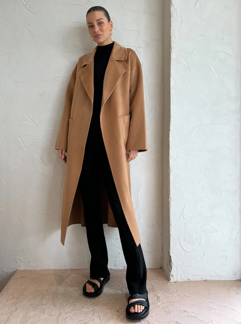 Friends with Frank Camilla Coat in Camel