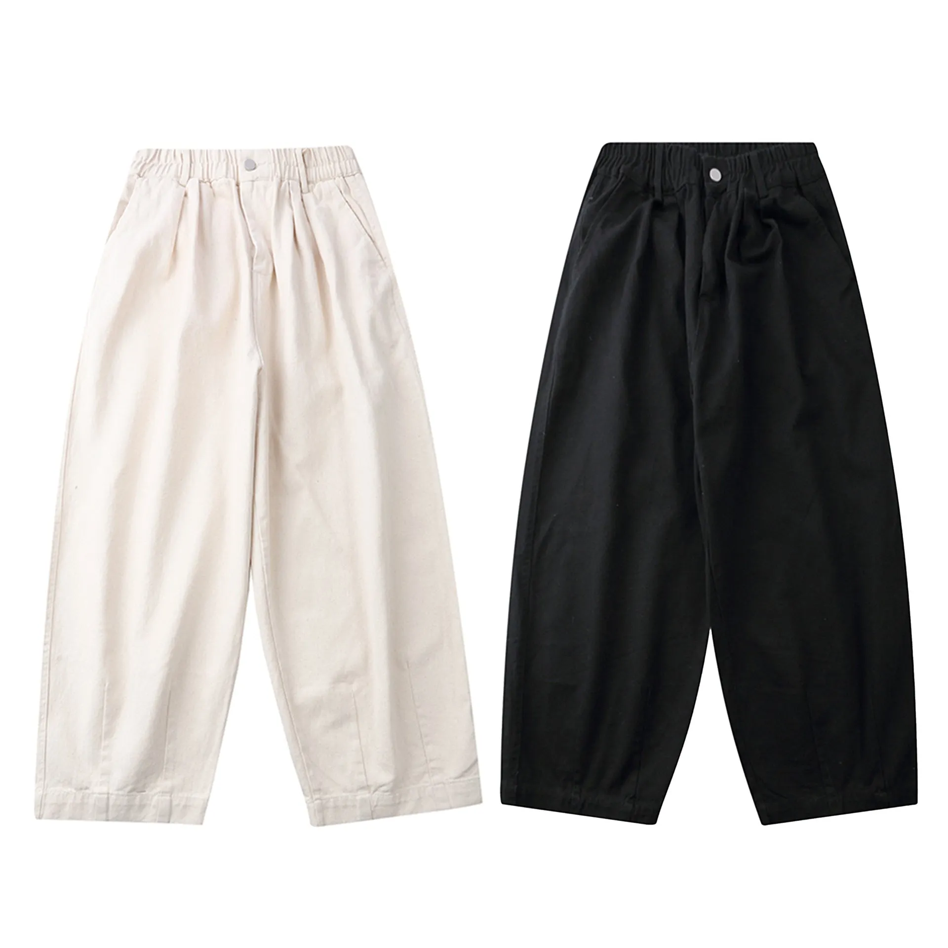 Japanese Draping High-Waisted Pants