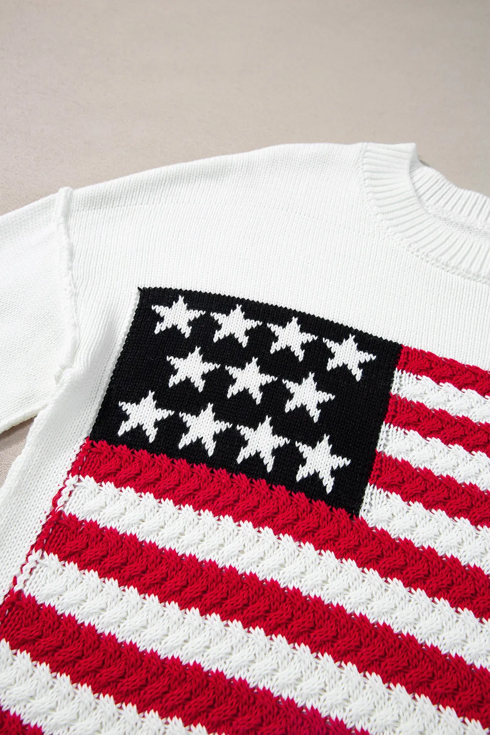 Lakelyn American Flag Sweater