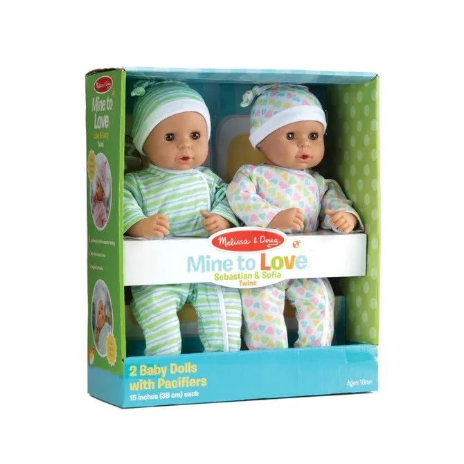 Melissa and Doug Mine to Love - Sebastian & Sofia Twins