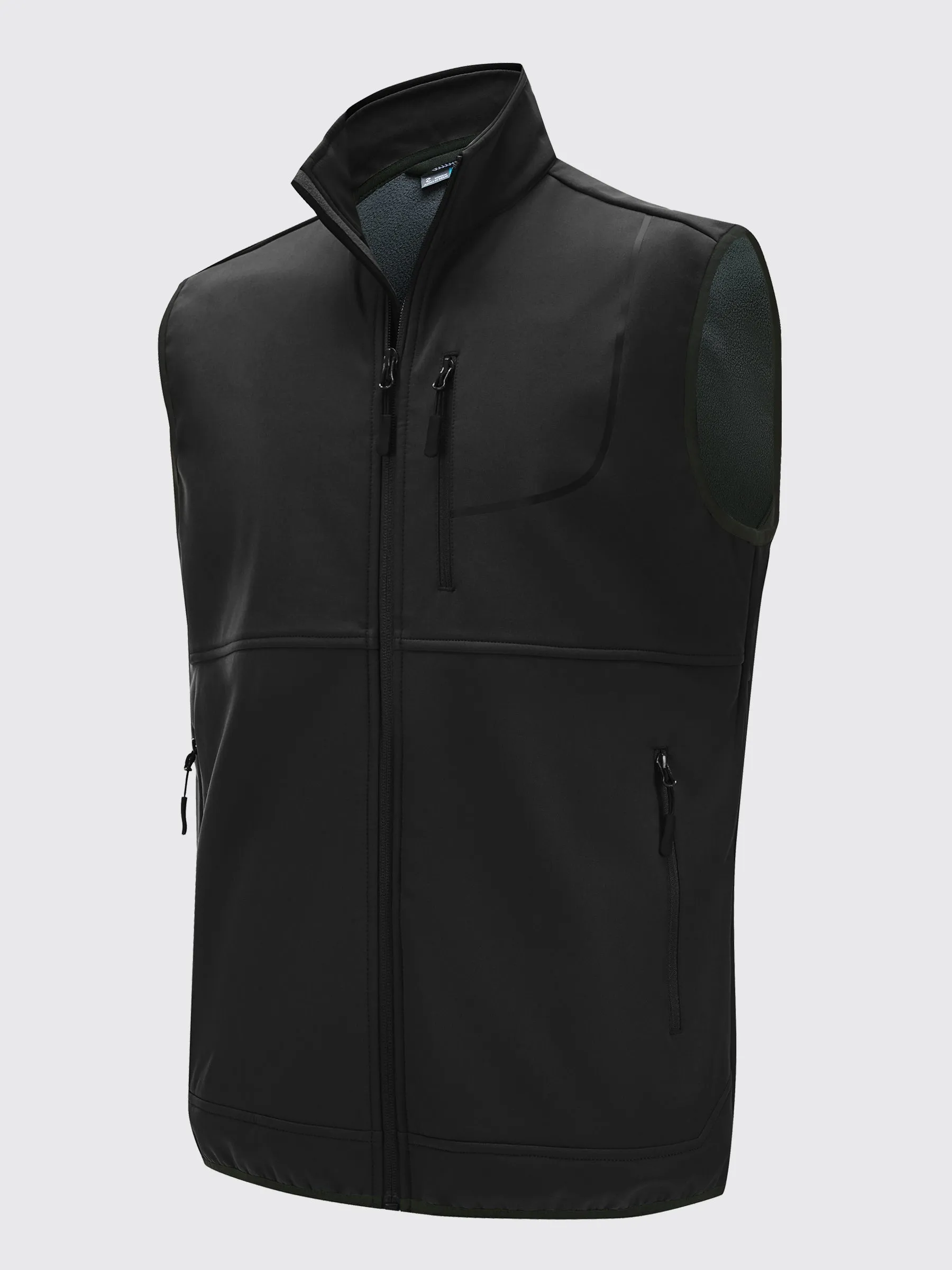 Men's Fleece Lined Soft Shell Vest