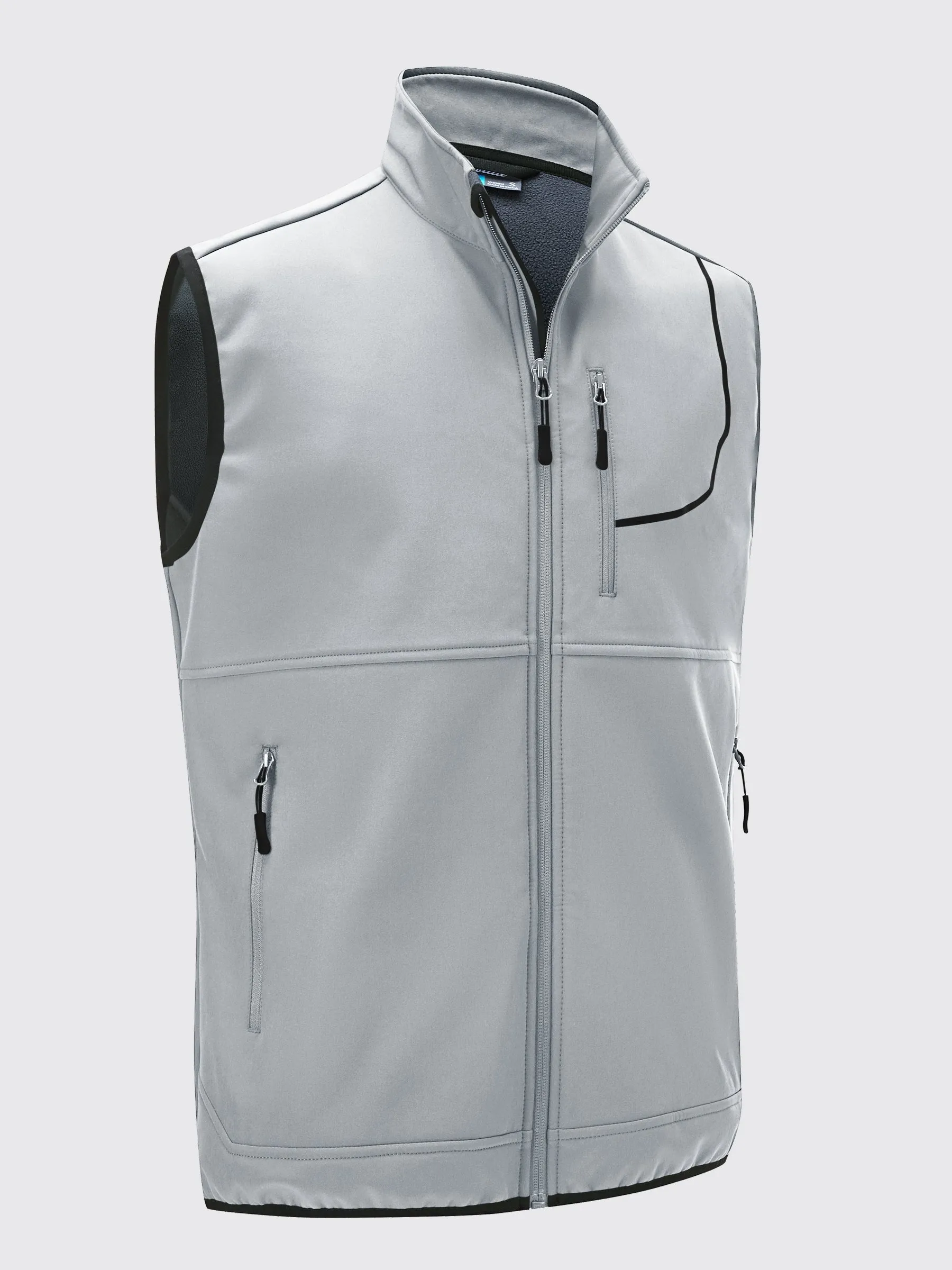 Men's Fleece Lined Soft Shell Vest