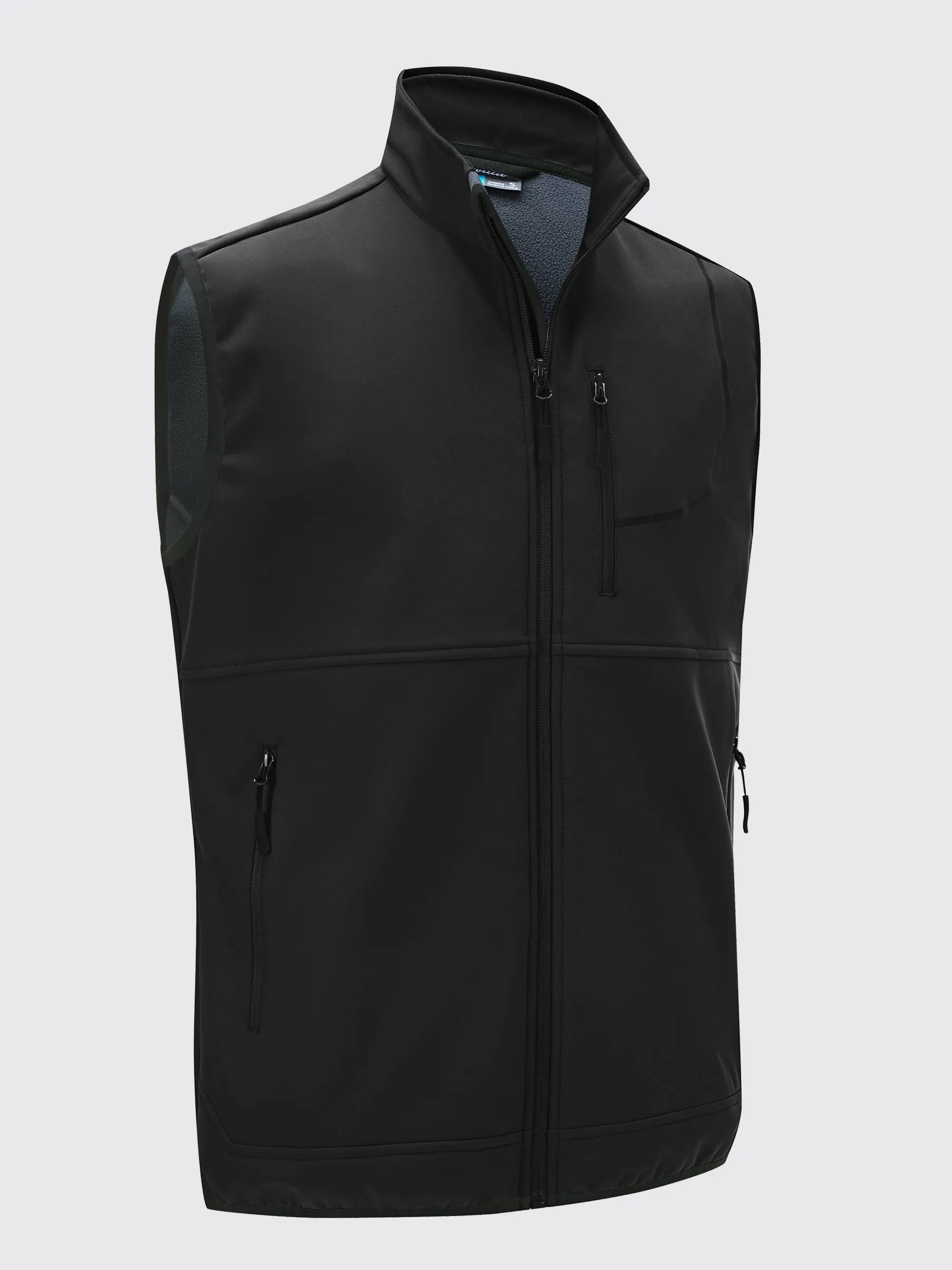 Men's Fleece Lined Soft Shell Vest