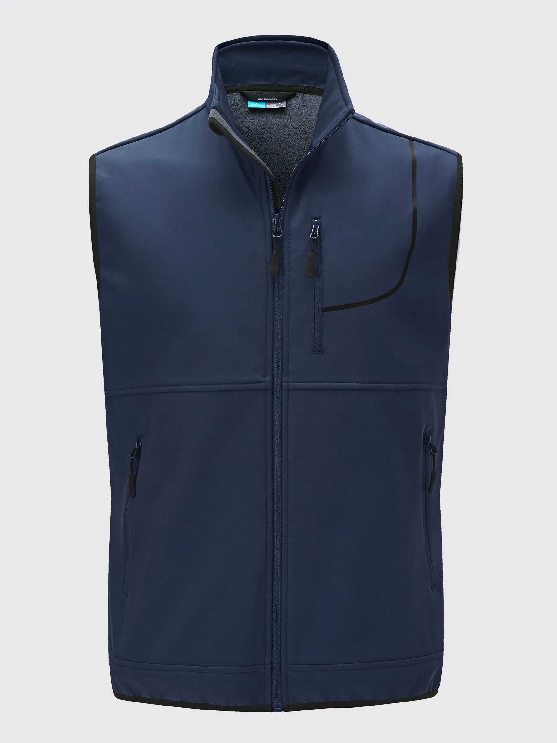 Men's Fleece Lined Soft Shell Vest