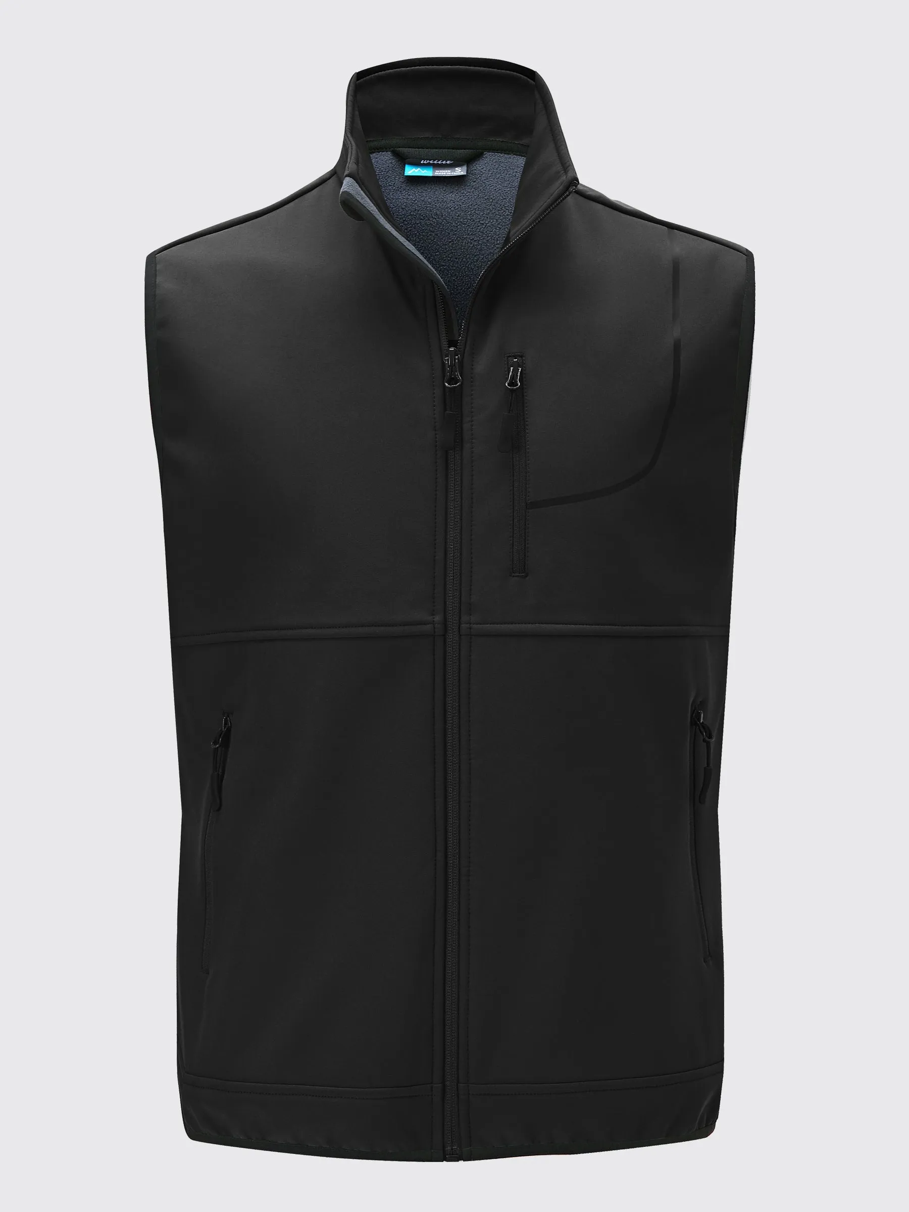 Men's Fleece Lined Soft Shell Vest