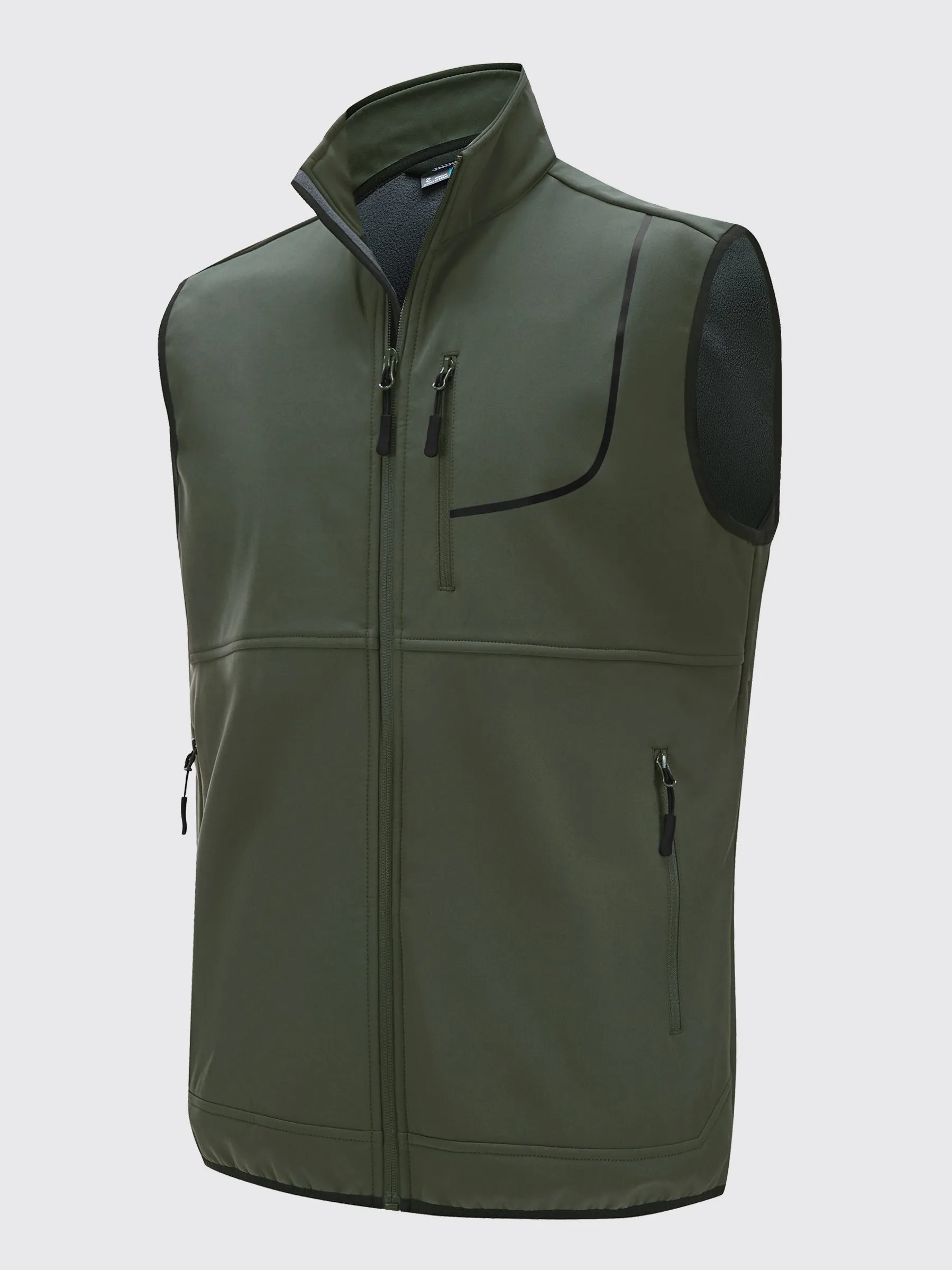 Men's Fleece Lined Soft Shell Vest