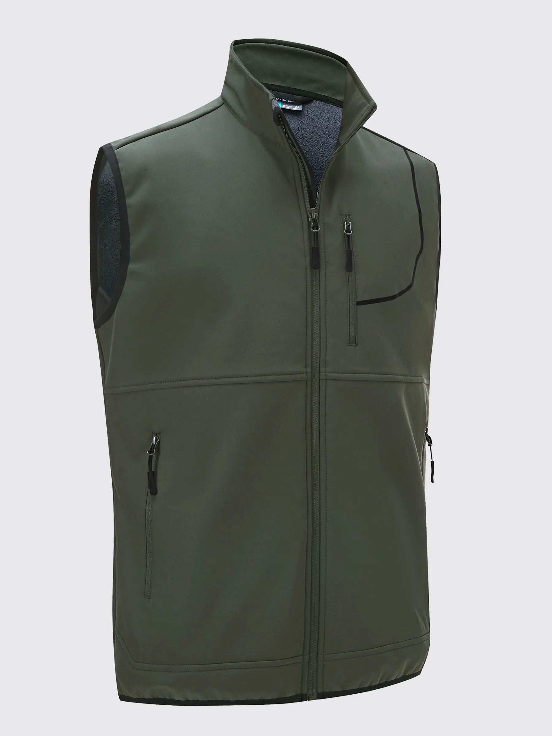 Men's Fleece Lined Soft Shell Vest