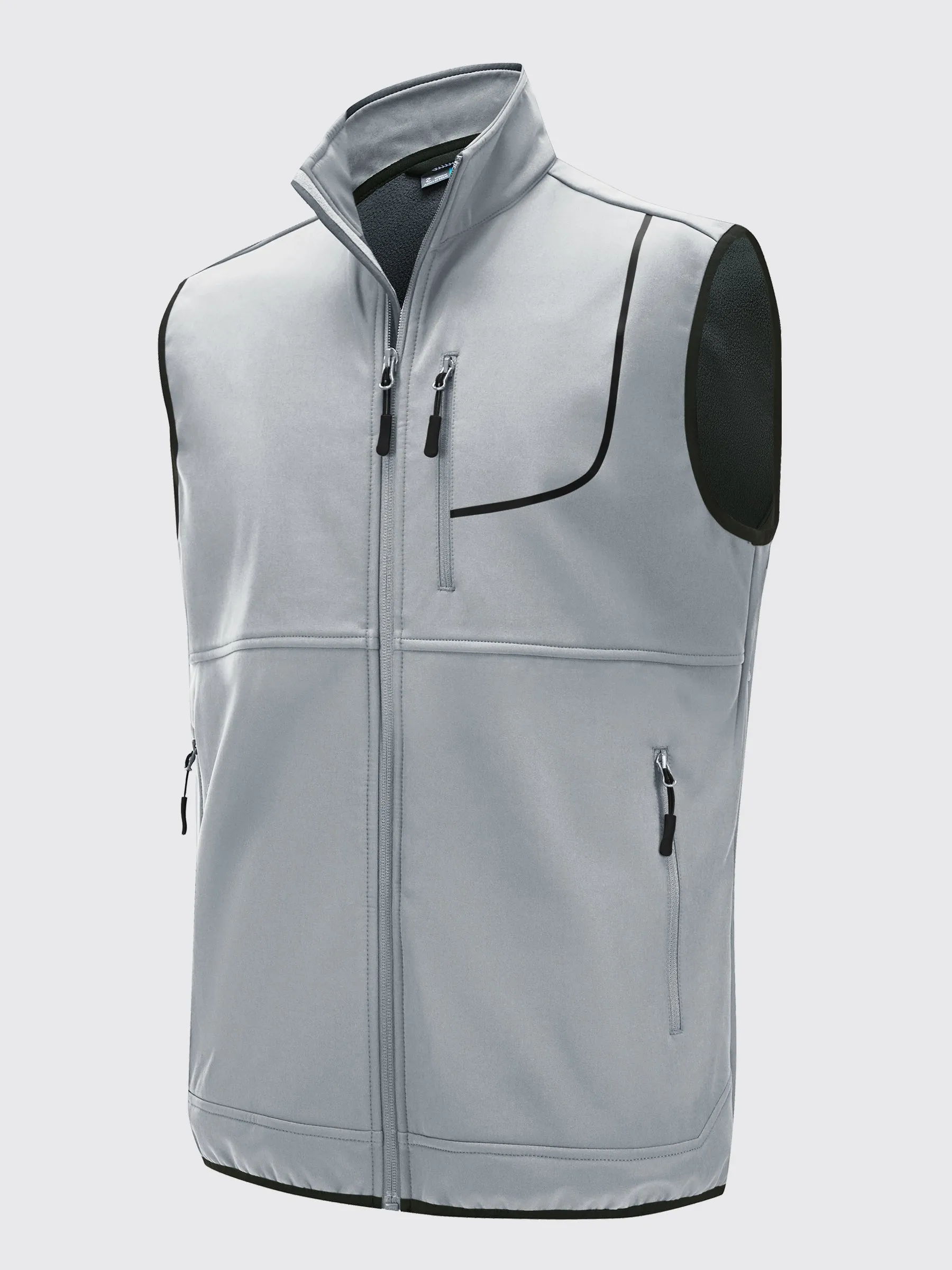 Men's Fleece Lined Soft Shell Vest