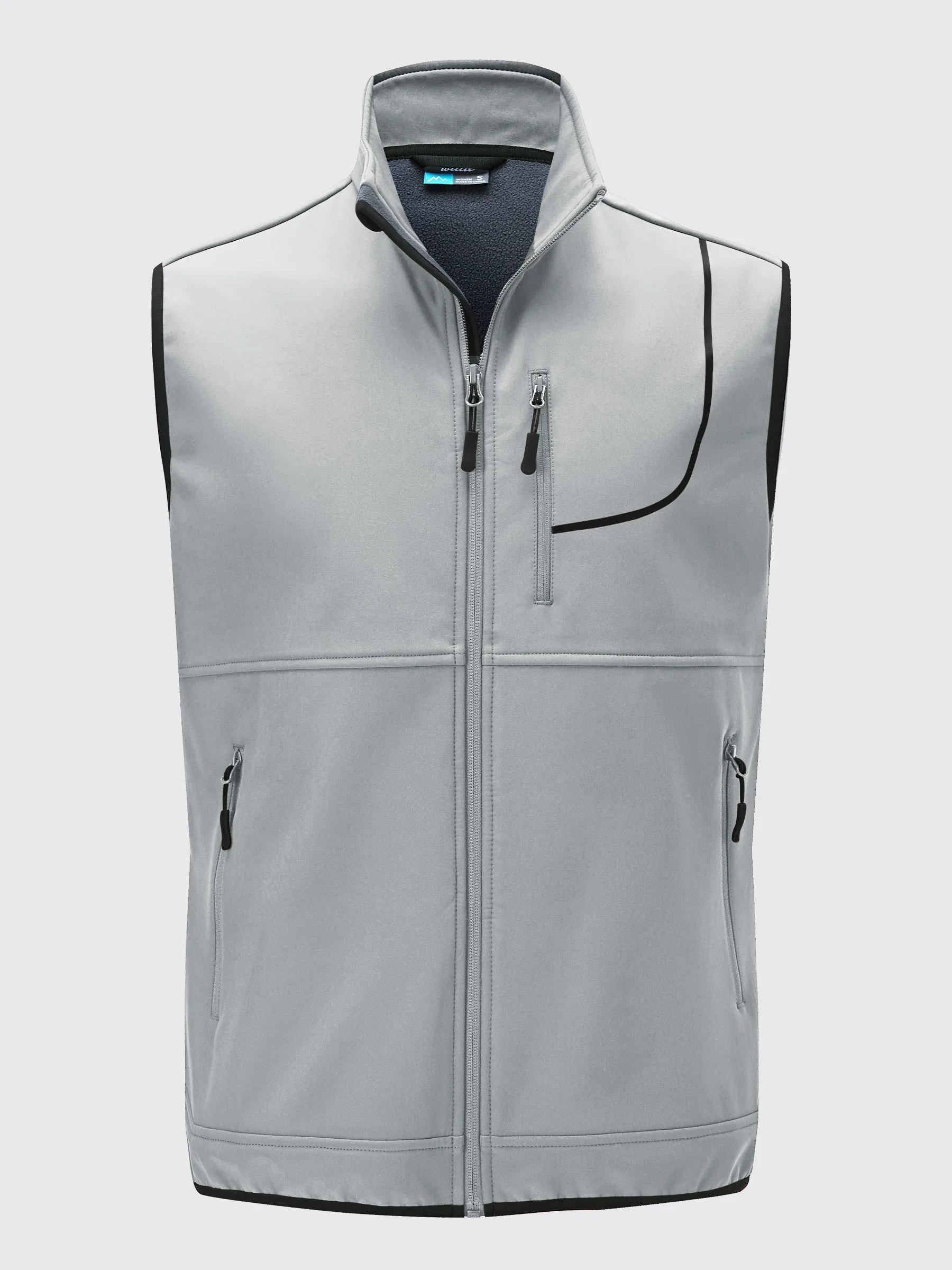 Men's Fleece Lined Soft Shell Vest