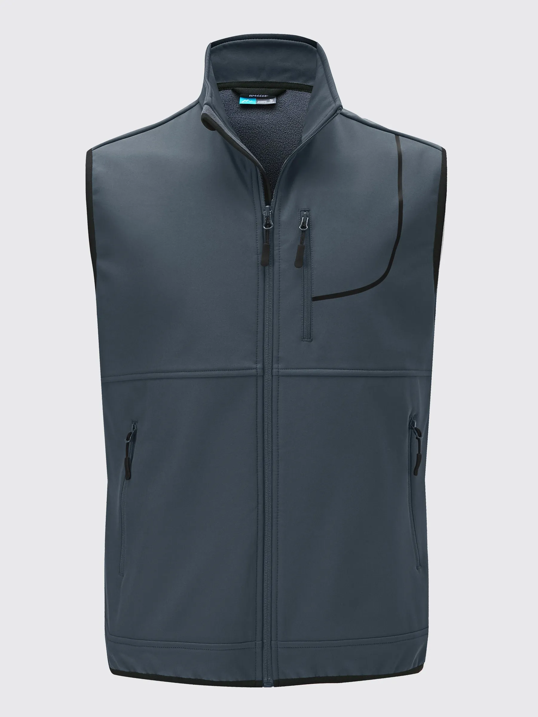 Men's Fleece Lined Soft Shell Vest