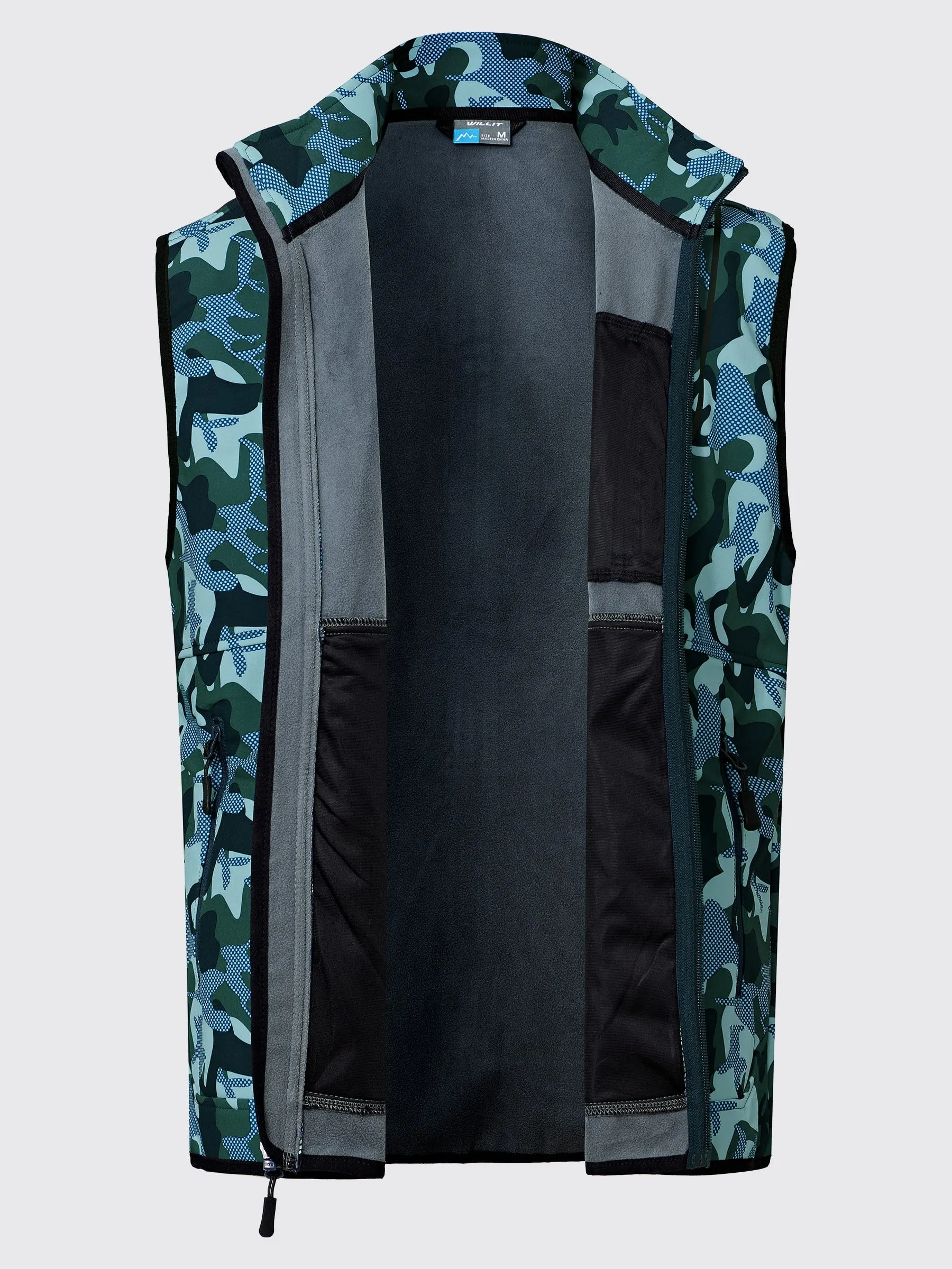 Men's Fleece Lined Soft Shell Vest