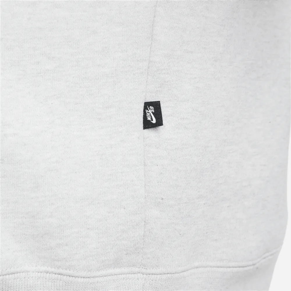 Nike SB Fleece Skate Hoodie Grey Heather White