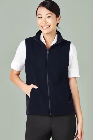 PF905 BizCollection Ladies Plain Micro Fleece Vest