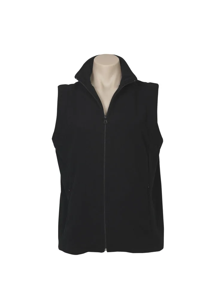 PF905 BizCollection Ladies Plain Micro Fleece Vest