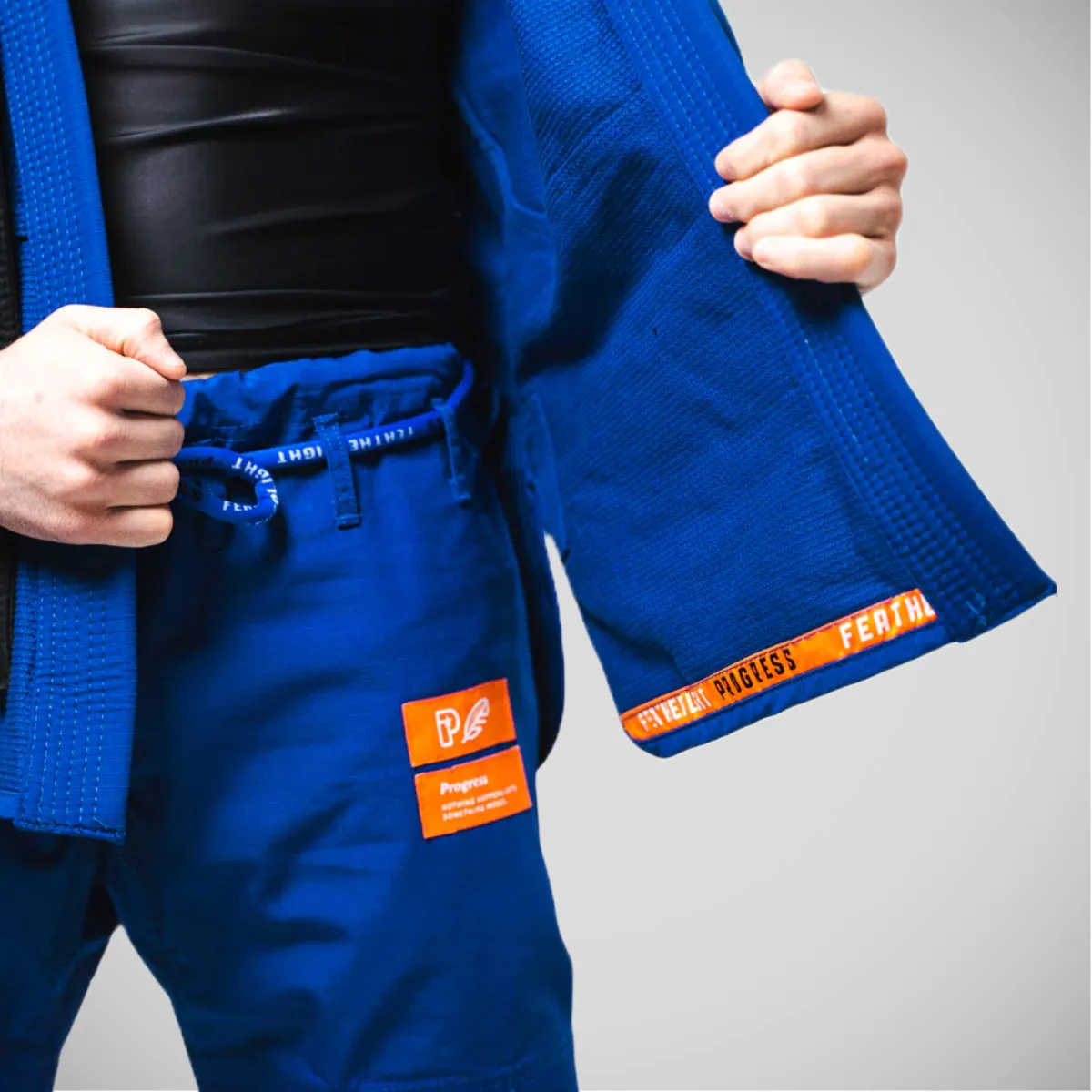 Progress Featherlight Lightweight Competition BJJ Gi Blue