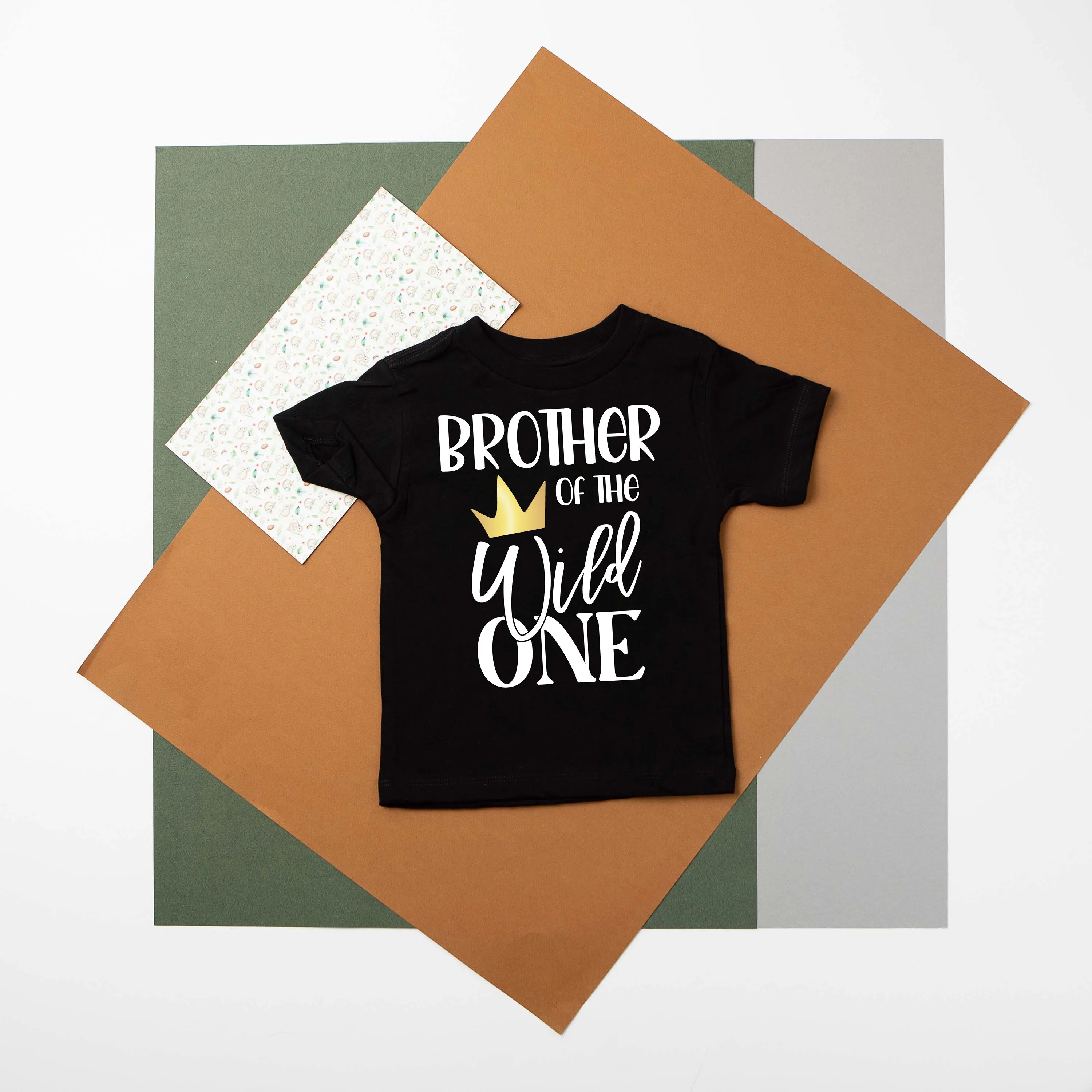 "Brother of Wild One" 1st Birthday Toddler-Youth Shirts, 2T-VIP