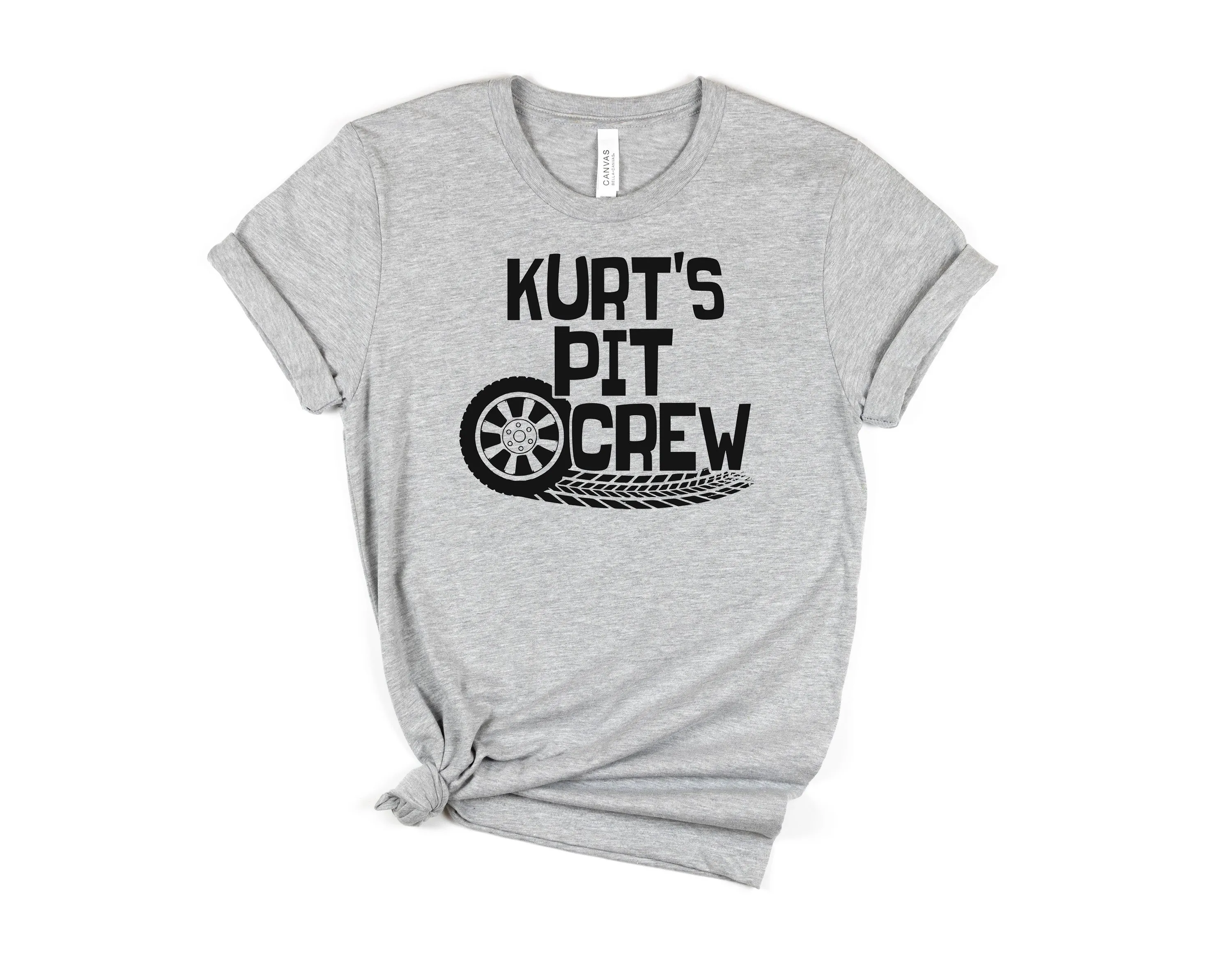 "Pit Crew" Racing Themed Personalized Birthday T-shirt