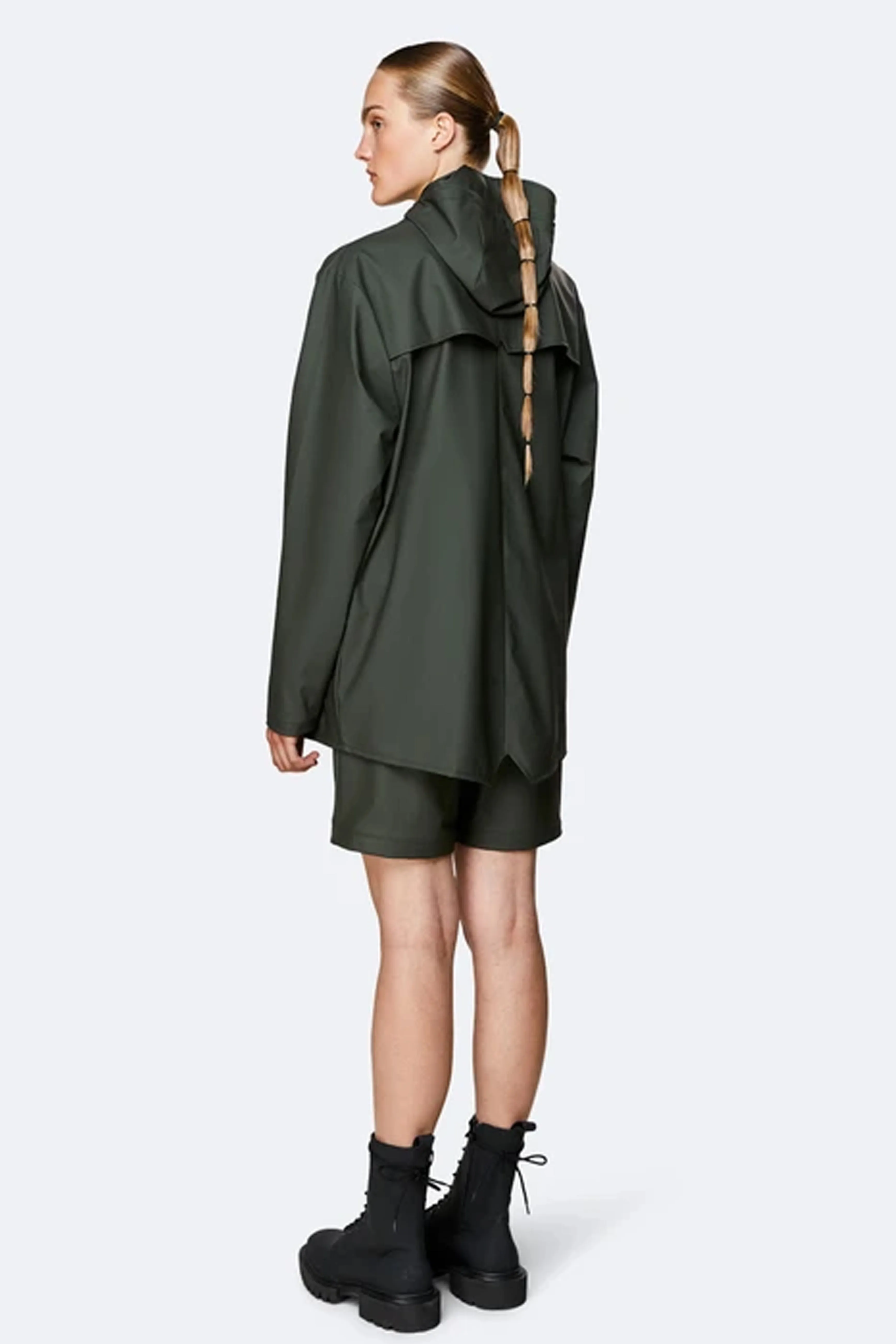 Rains Green Jacket