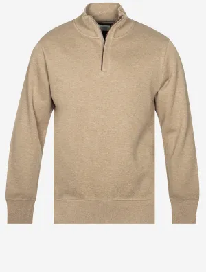 Sacker Half Zip Khaki Melange