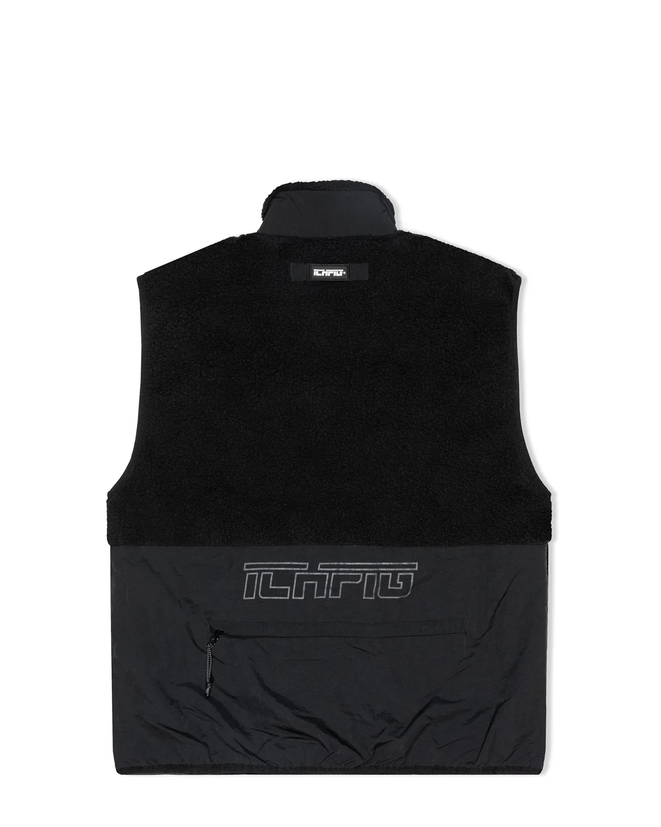 Sherpa Stash Vest - Black / Black