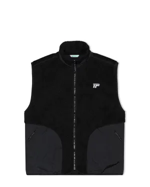 Sherpa Stash Vest - Black / Black