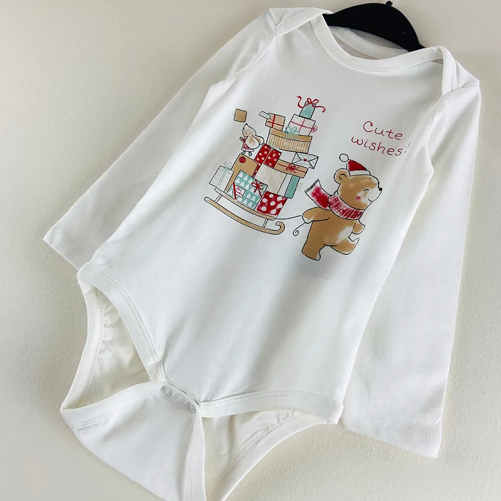 Toddler Baby Full Sleeve Bodysuit Printed Cotton Romper