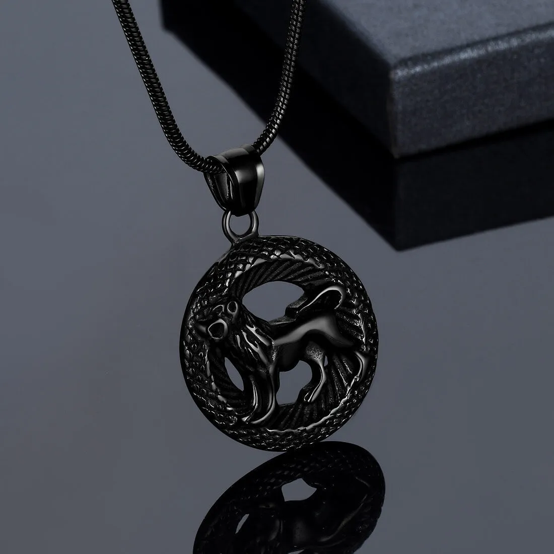 Tokyo Mart Men Zodiac Leo Necklace Pendant Star Sign Constellation Jewelry Women Boys Girls Birthday Gift