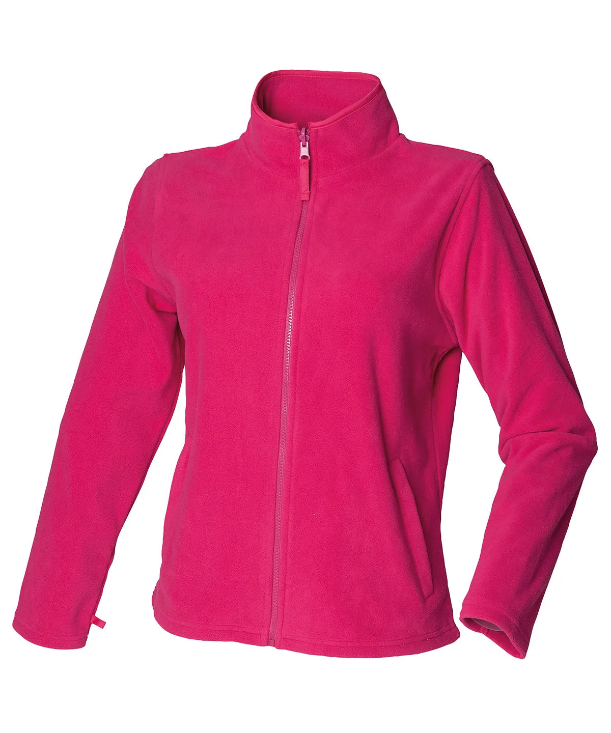 Womens microfleece jacket | Fuchsia