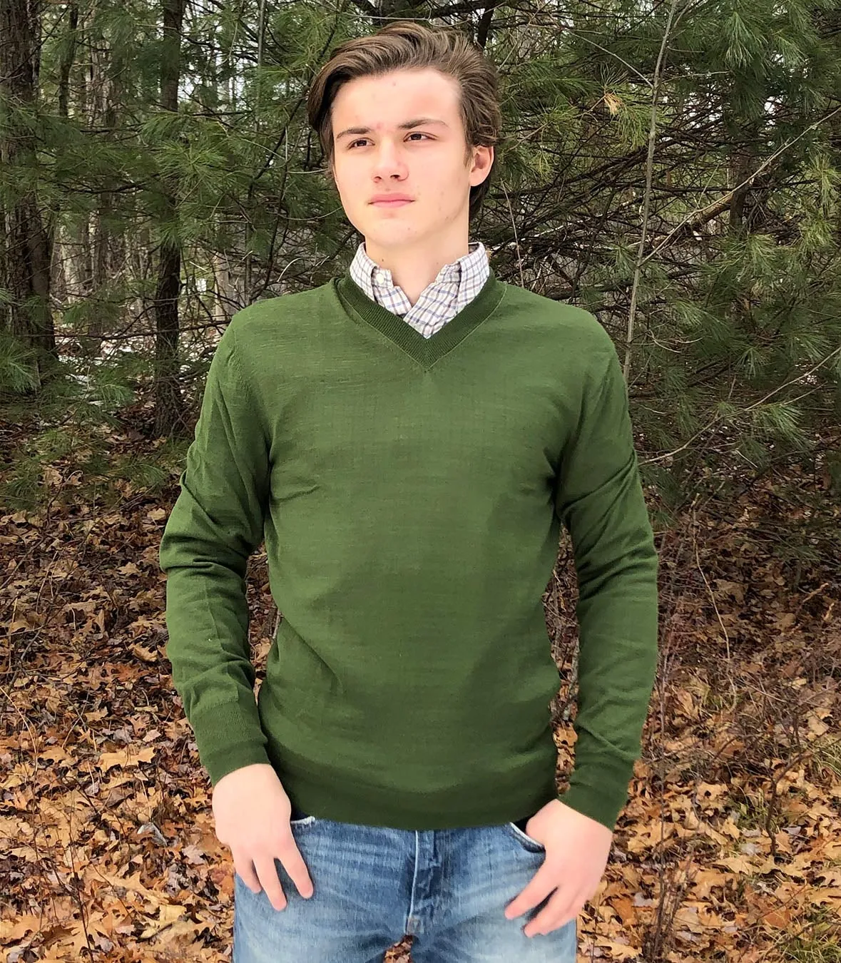 Wool Vaughn V-Neck Sweater