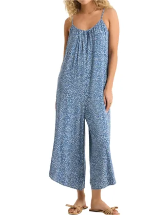 Z Supply Flared Deval Ditsy Jumpsuit