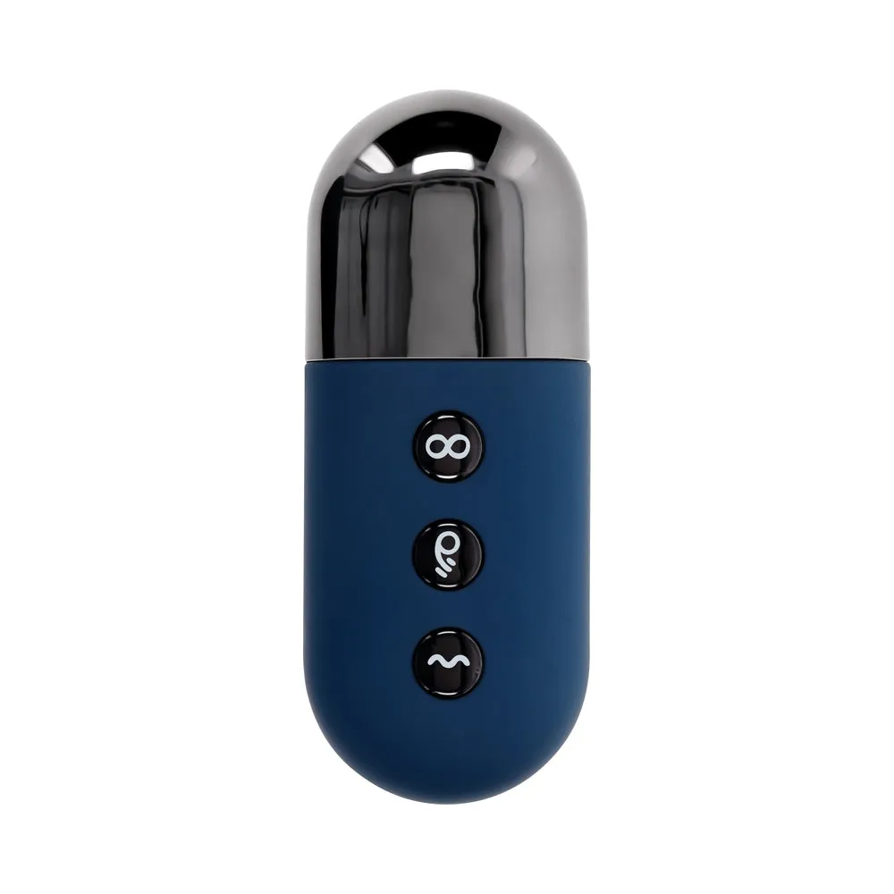 Zero Tolerance By All Means Rechargeable Prostate Vibrator with Remote Silicone Blue